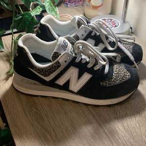 Cheetah print New Balance 574